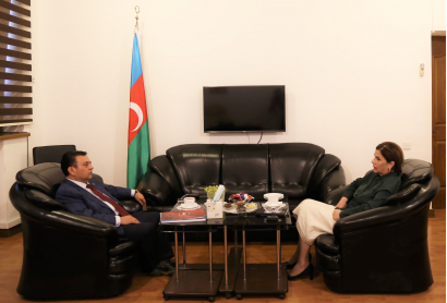 Turkish Embassy Diplomat Visits Azerbaijan Translation Centre